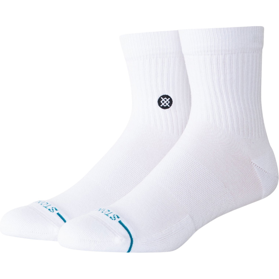 2026 Stance Unisex Icon Quarter Socks A356A21IQT - White